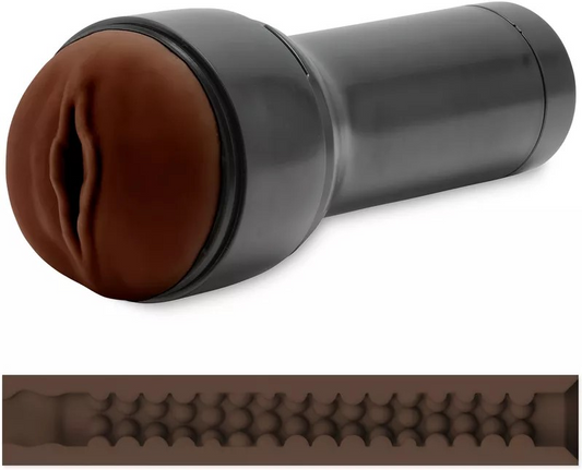 Kiiroo Feel Dark Brown Masturbator internal texture