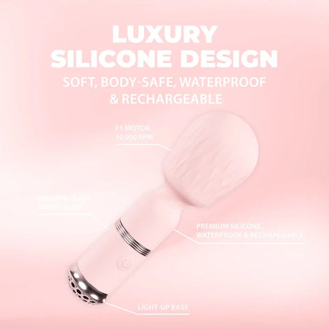 Loveline Velour - Mini-Wand - Pink