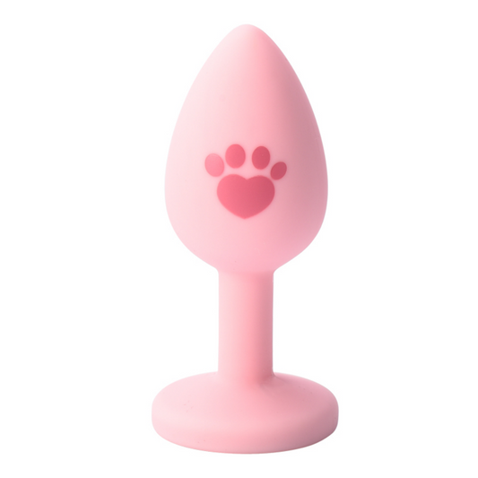 Loveangels Pink Paw Plug With Gem Base