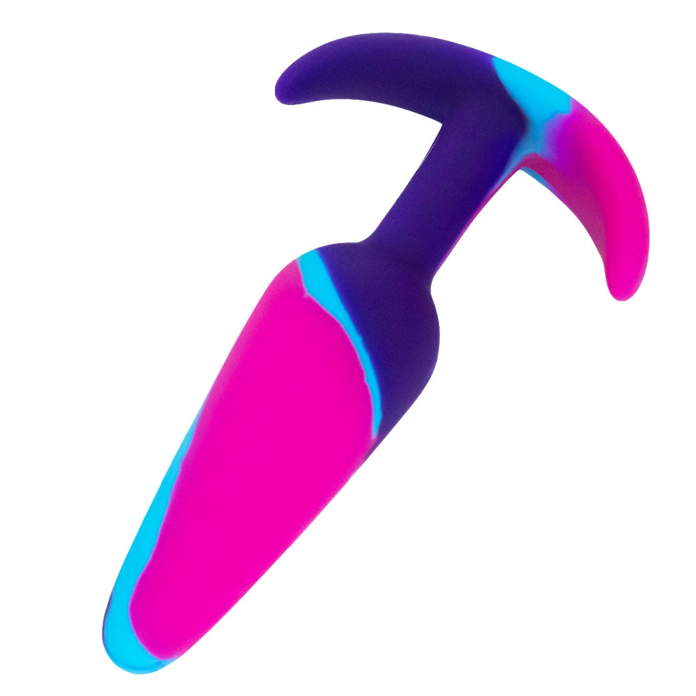 Loveangels Curved Rainbow Silicone Anal Training Set