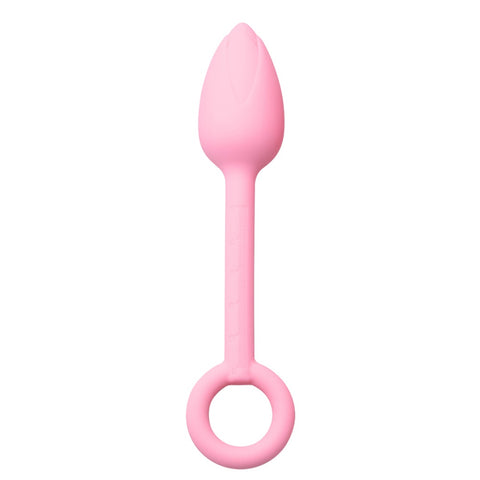 Loveangels Pink Silicone Tulip Bulb Anal Plug Set