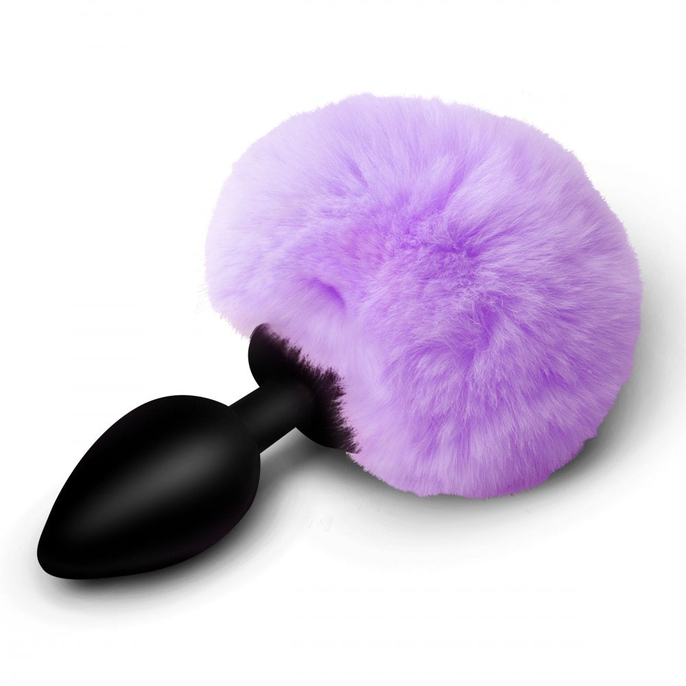 Loveangels Silicone Anal Plug With Purple Bunny Tail