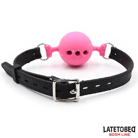 Late To Bed Full Silicone Ball Gag buckle