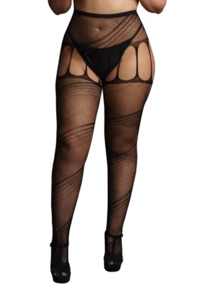 Le Désir Crotchless Cut-Out Pantyhose PS front