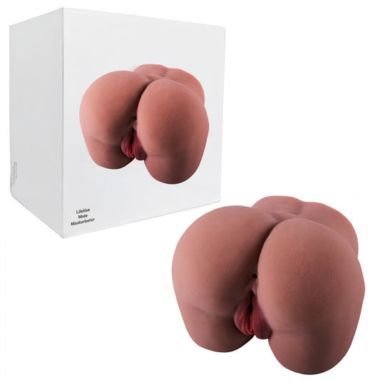 Loveangels 2.5kg Brown TPE Realistic Booty Masturbator Box
