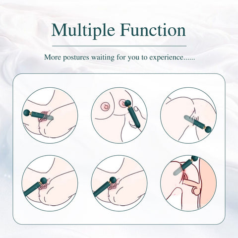Loveangels 3 in 1 Double Sided Wand With Vibration, Suction And Thrusting Function