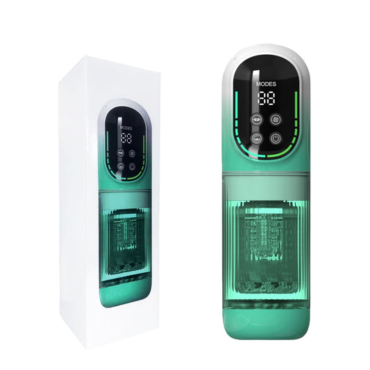 Loveangels 5 Function Masturbator With Vibration, Thrusting, Rotating, Sucking And Tongue Licking Box