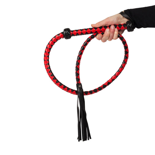 Loveangels 5ft Braided Whip in hand