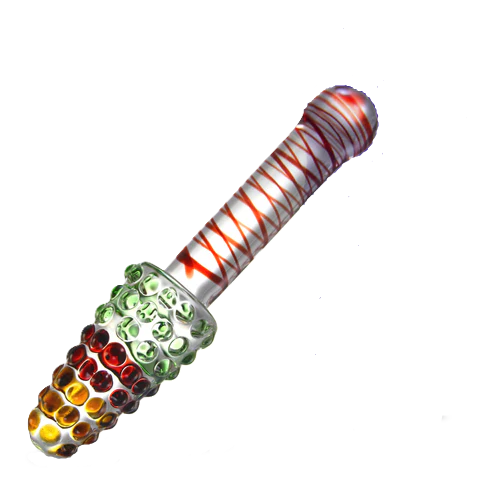 Loveangels 6.9 Inch Tempered Glass Double Ended Cone Plug