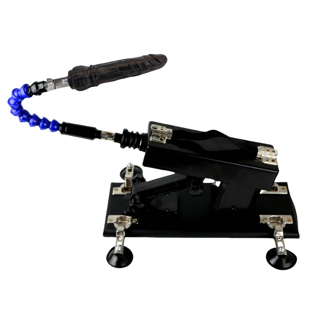 Loveangels Adjustable Thrusting Sex Machine with 6 Attachments With Poseable 