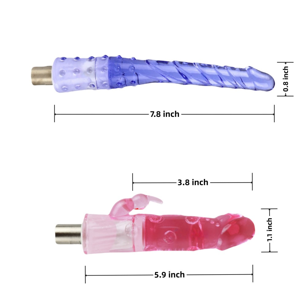 Loveangels Adjustable Thrusting Sex Machine with 6 Attachments G-Spot and Rabbit Attachments