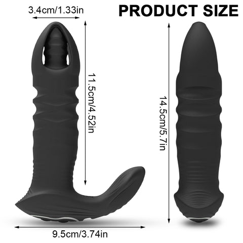 Loveangels App Control Thrusting Plug sizes