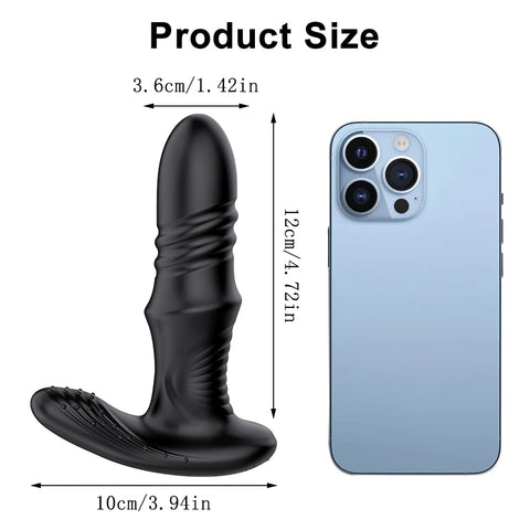 Loveangels App Control Thrusting Prostate Massager size