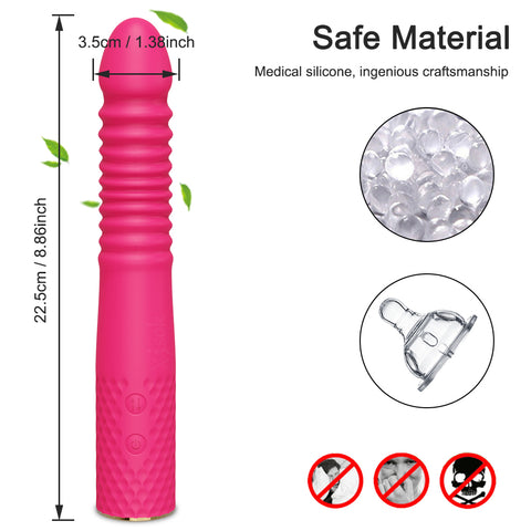 Loveangels App Control Thrusting Vibrator With Base size