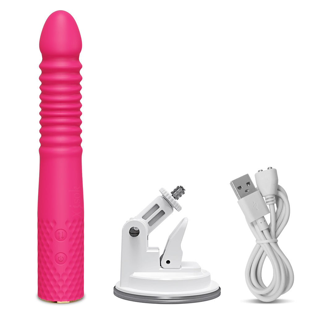 Loveangels App Control Thrusting Vibrator With Base with stand and charger