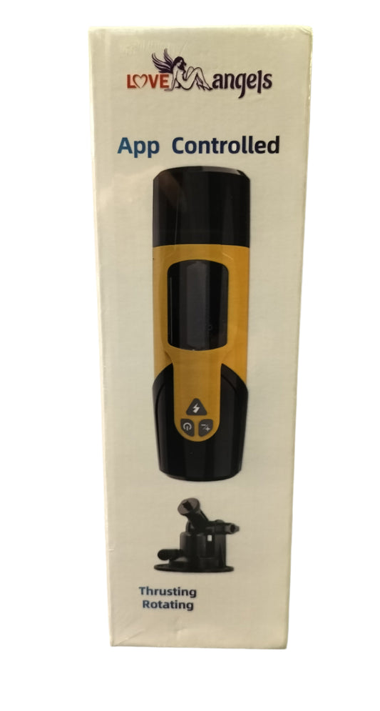 Loveangels App Controlled Thrusting And Rotating Masturbator With Stand box