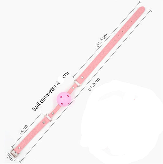 Loveangels Basic Pink Breathable Ball Gag size