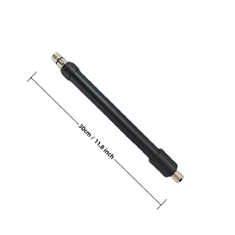 Loveangels Black Sex Machine with Vibrating, Thrusting, Rotating & Heating Extender