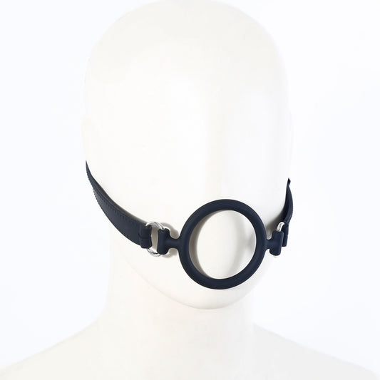 Loveangels Black Silicone Open Mouth Gag O-ring Gag Model