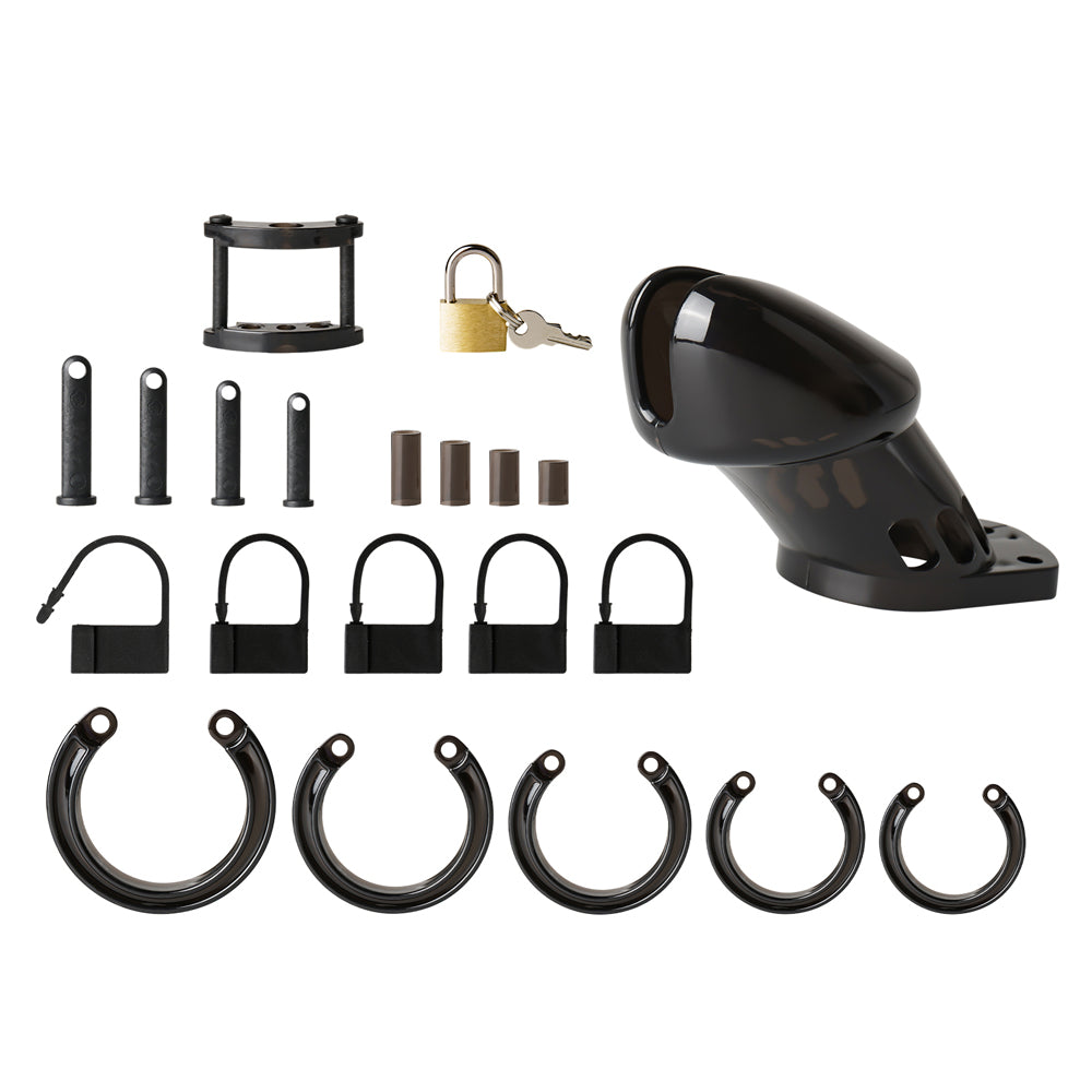 Loveangels CB6000 Chastity Kit 6.35cm black set