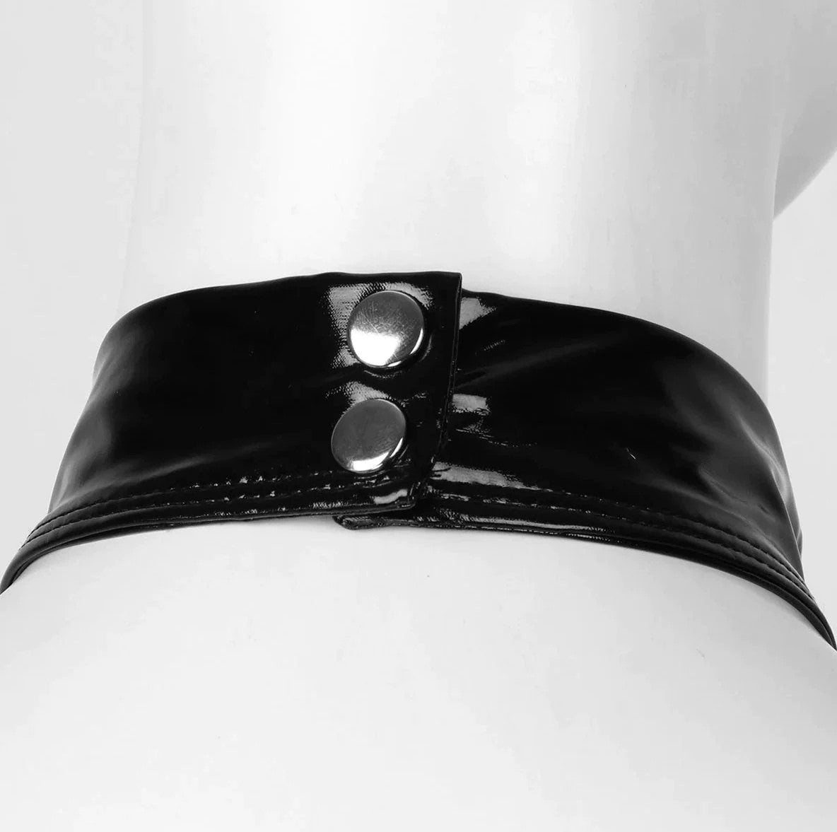 Loveangels Chain Cage Bra With Leash Loop neck closure