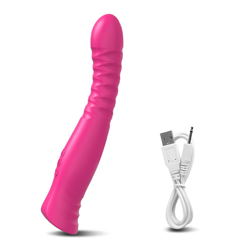 Loveangels Curved and Ridged G-Spot Vibrator with charger