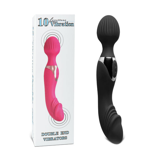 Loveangels Dual Ended Textured Wand Vibrator Box