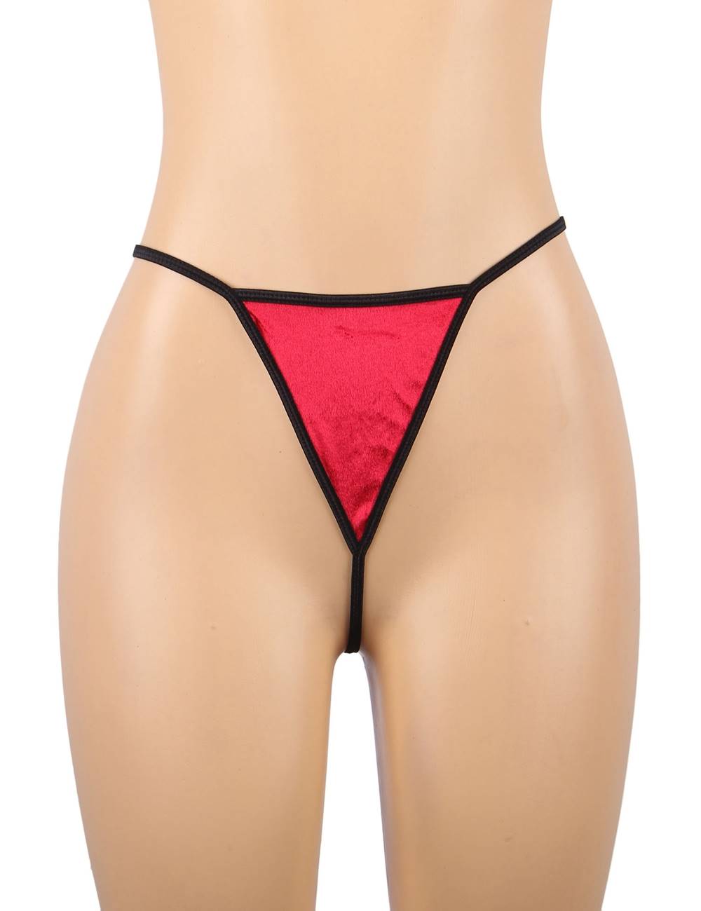 Loveangels Fashion Sexy Red Playful Christmas Dress thong