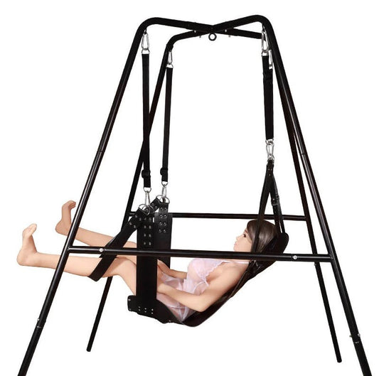 Loveangels Freestanding Swing With Frame And Harness side