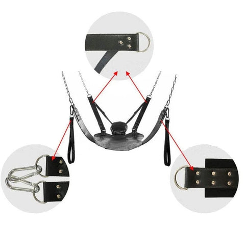 Loveangels Freestanding Swing With Frame And Harness connectors