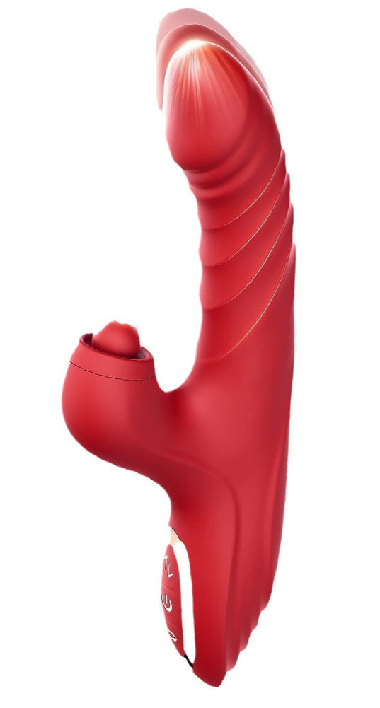 Loveangels Heating, Thrusting Vibrator With Tapping Ball