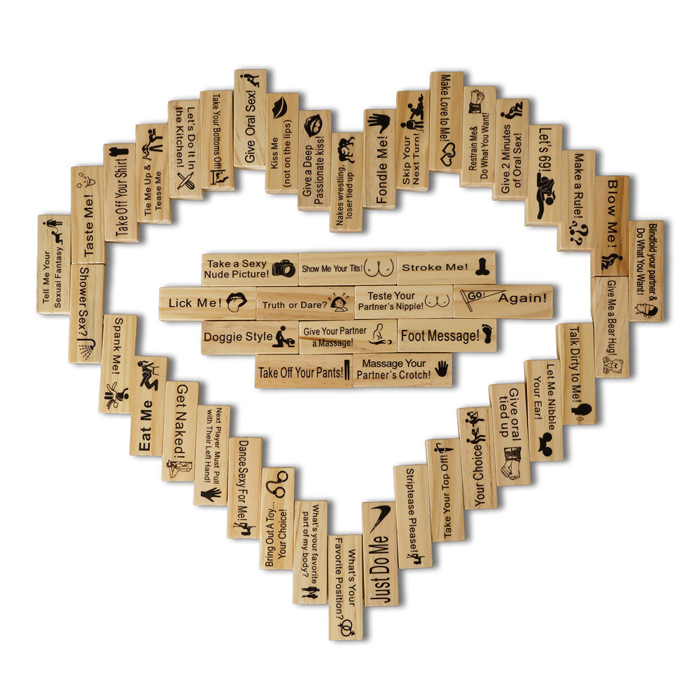 Loveangels I Fucking Love You Jenga heart