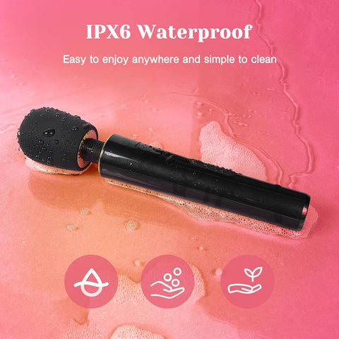 Loveangels LED Display 9 Speed Silicone Wand Waterpoof