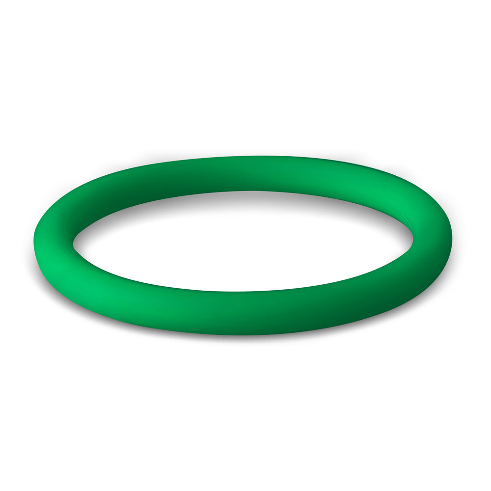 Loveangels Love Magic Rainbow Silicone Rings 5pk single green ring
