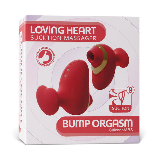 Loveangels Loving Heart Air Pulse Massager With Handle box