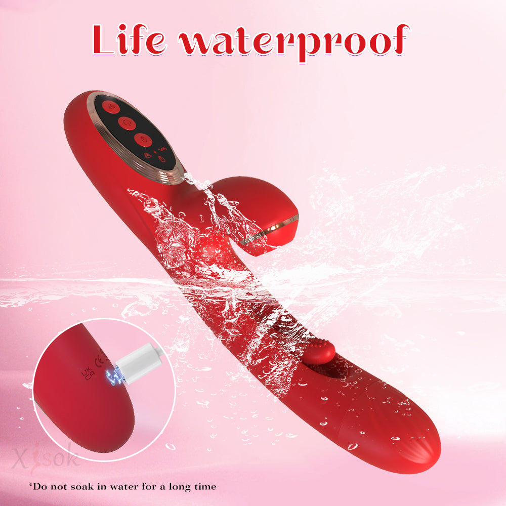 Loveangels Pendulum Rabbit With Air Pulse waterproof