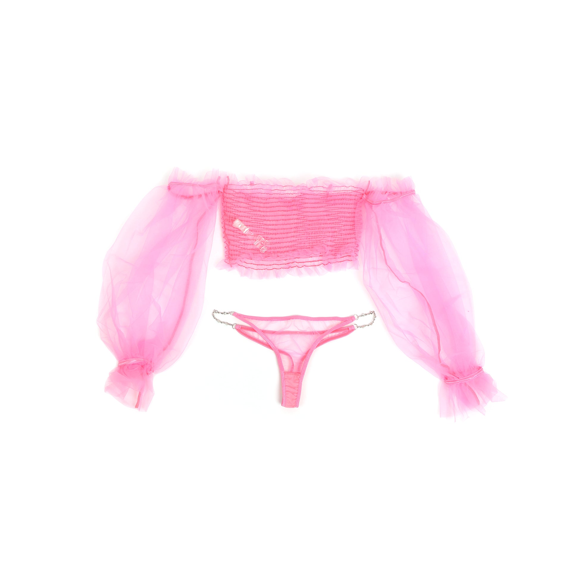 Loveangels Pink Ruffly 2pc Set