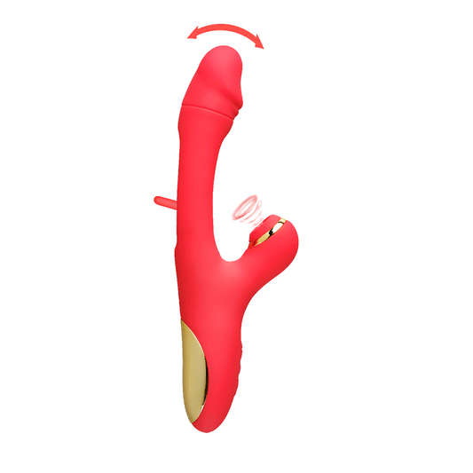 Loveangels Rabbit Vibrator with Air Pulse and Flickering Pendulum Main