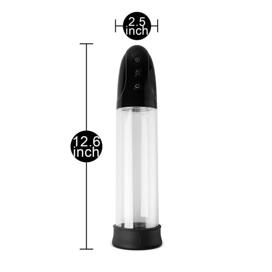 Loveangels Rechargeable 3 Speed Penis Pump Sizing