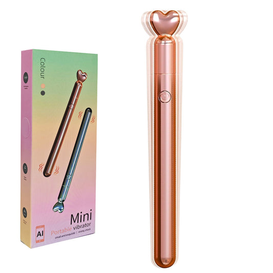 Loveangels Rechargeable Rose Gold Slim Bullet Box