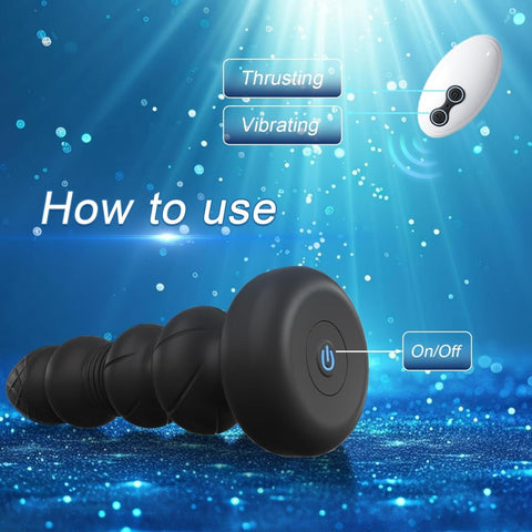 Loveangels Rechargeable Vibrating And Thrusting Prostate Massager With Remote Usage