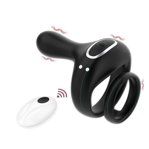Loveangels Remote Control Vibrating Double Ring