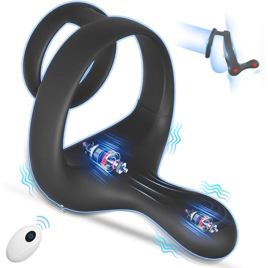 Loveangels Remote Control Vibrating Double Ring use