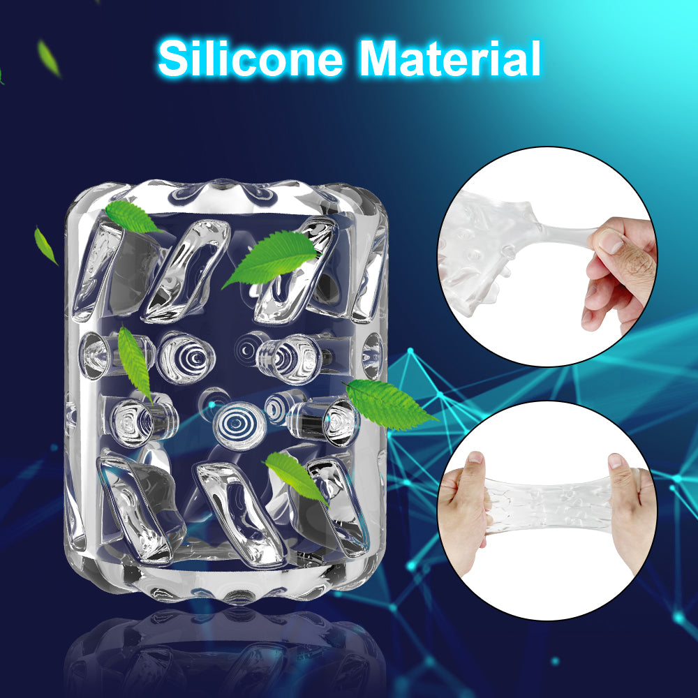 Loveangels Rotating Vibrating and Thrusting Pleasure Cube silicone