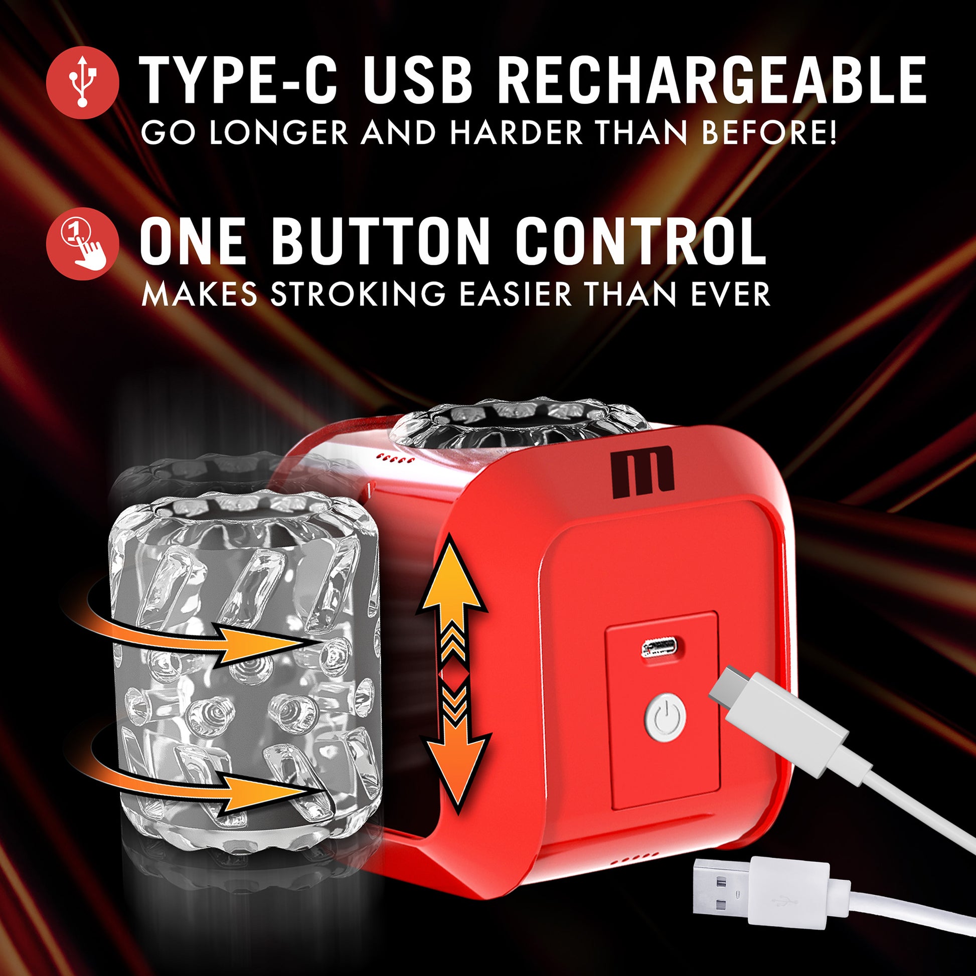 Loveangels Rotating Vibrating and Thrusting Pleasure Cube charging