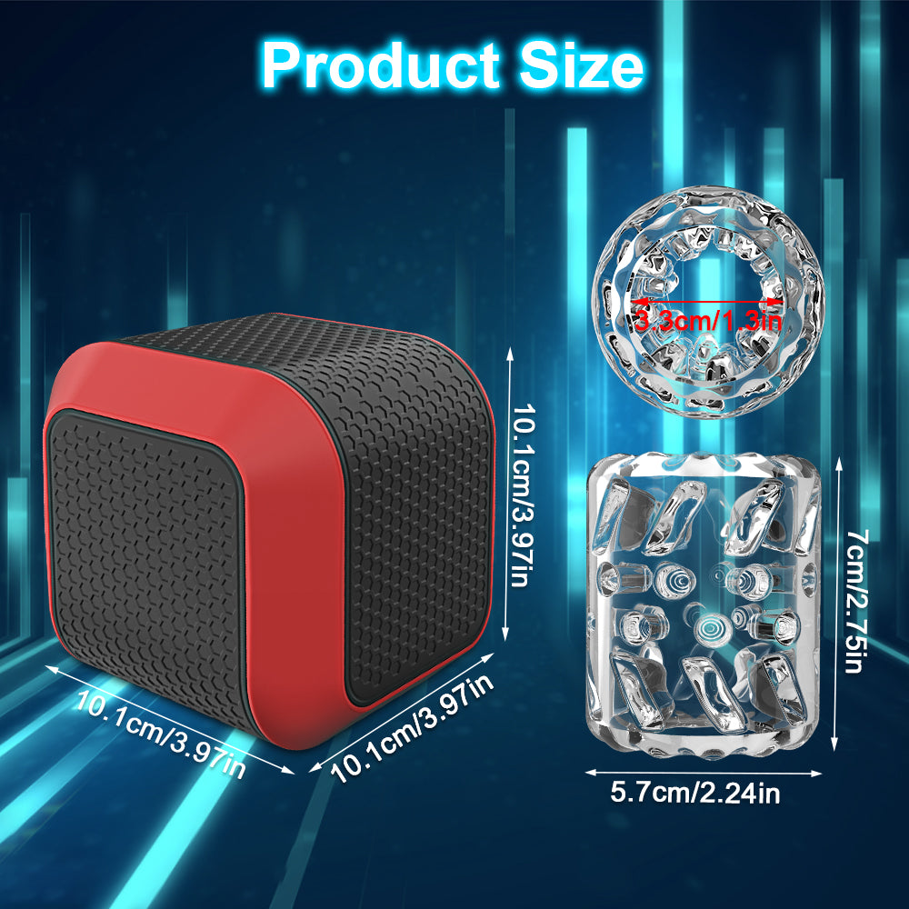 Loveangels Rotating Vibrating and Thrusting Pleasure Cube size