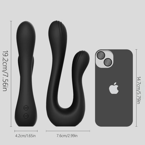 Loveangels Sleek Duo Vibrator Size