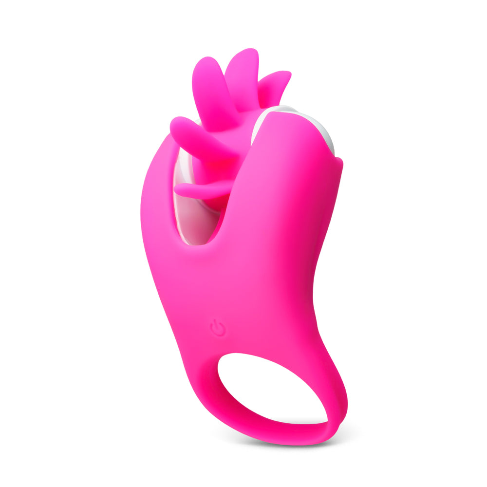 Loveangels Spinning Tongue Vibrating Cock Ring Front