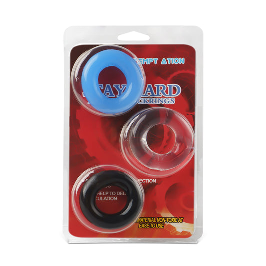 Loveangels Stay Hard Rings 3pk Box