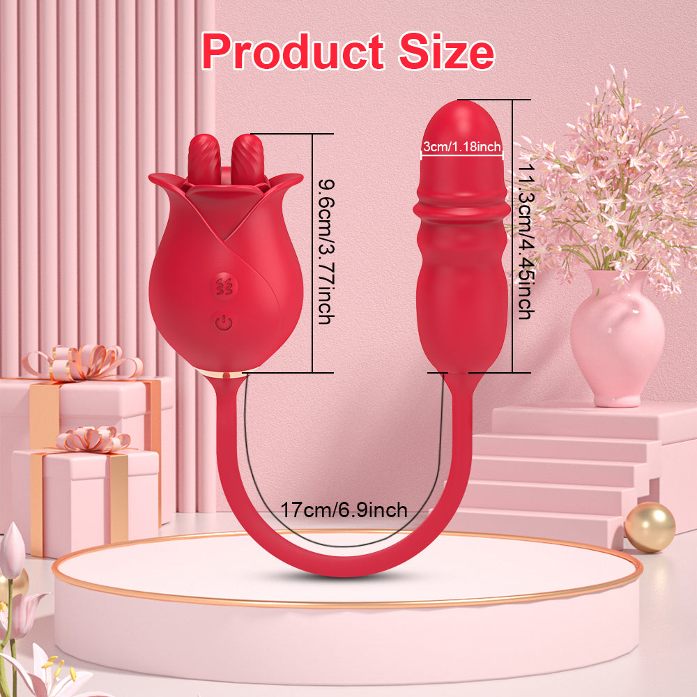 Loveangels Stimu Rose With Vibrating Thruster size